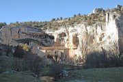 Uno de los principales reclamos de la zona, que se comparte con la vertiente soriana, es el cañón del Río Lobos, cuyas sendas recorren cada año miles de visitantes.-ECB