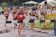 Un momento de los 3.000 obstáculos, ayer.-ISRAEL L. MURILLO
