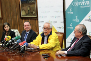 Fátima Gil, Ramón Sobremonte, Giménez Rico y Antonio Mayorales, de i. a d.-Jaime Carazo