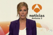 María José Saez en el plató de Antena 3 Noticias.-ANTENA 3