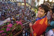 Capdevila es homenajeado en Tàrrega tras ganar el Mundial con España en el 2010.-EFE / LAURENT SANSEN