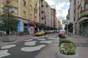 Imagen de la calle Ramón y Cajal, en Miranda. ECB