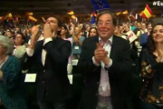 La cantante Marta Sánchez ha vuelto a interpretar hoy el himno nacional. Lo ha hecho en un acto organizado por Ciudadanos.-/ EFE VÍDEO