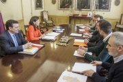 Reunión con los portavoces de los grupos políticos para debatir los planteamientos del nuevo mapa.-SANTI OTERO