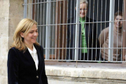 La infanta Cristina llega a la Audiencia de Palma, el pasado 8 de febrero.-Foto: GERARD JULIEN / AFP