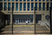Embajada de EEUU en La Habana.-AFP