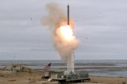 Lanzamiento de prueba de un misil balístico de los Estados Unidos.-EUROPA PRESS