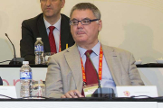 Francisco Roca, durante un acto como representante de la ACB.-FEB