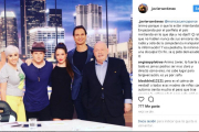 Javier Cárdenas, en el plató del programa de TVE-1 'Hora punta'.-RICARD FABRIQUE
