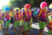 Desfile de disfraces y carrozas no faltaron en las calles, de las que estos días se adueña el colorido que trae consigo el buen humor, en este caso de los grandes, medianos y pequeños de Melgar-ECB