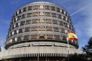 El edificio del Tribunal Constitucional, en Madrid, ayer.-AGUSTÍN CATALÁN