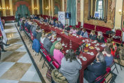 La Fundación convocó ayer una reunión con representantes de las asociaciones de prensa y fotografía y con las empresas de comunicación.-ISRAEL L. MURILLO