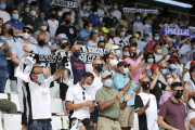 Grada llena en El Plantío. Un equipo de Burgos en Primera División sería capaz de generar 2,98 millones de euros a través de la venta de entradas. SANTI OTERO