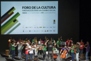 La Orquesta In Crescendo, proyecto musical de integración social, actuó como cierre de la apertura-Santi Otero