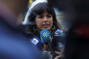 Teresa Rodríguez, secretaria general de Podemos Andalucía.-JULIO MUÑOZ