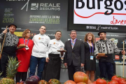 Presentación del ajo carretero, ayer, en Madrid Fusión.-ECB