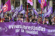 MANIFESTACION SINDICAL EL 8 DE MARZO. RAÚL OCHOA