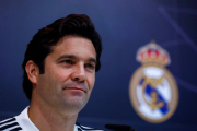 Santiago Solari, técnico del Madrid, en rueda de prensa.-EFE