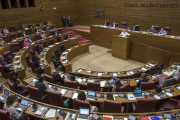 La sesión en Les Corts de este jueves, 8 de junio.-MIGUEL LORENZO