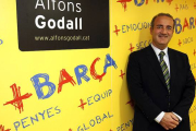 Alfons Godall, en el 2010, durante la presentación de su candidatura a la presidencia del Barça.-Foto: RICARD CUGAT