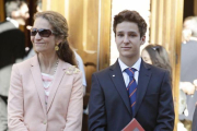 La Infanta Elena de Borbon y su hijo mayor, Felipe Juan Froilan de Marichalar.-GJB