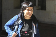 Anna Gabriel, sonriente, en una imagen de archivo.-FERRAN NADEU
