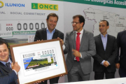 El director de Turismo compareció junto a representantes de la ONCE, Predif y el Consejo Regulador.-L. V.