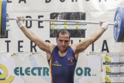 Iván García Rueda, en pleno esfuerzo durante la competición del pasado fin de semana.-SANTI OTERO