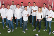 El equipo de presentadores y reporteros de Mediaset que cubrirá el Mundial de fútbol de Rusia.-EL PERIÓDICO (MEDIASET)