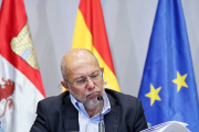 Igea, ayer tras el Consejo de Gobierno extraordinario. ICAL