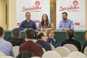 Luis Tudanca asistió ayer a la reunión del comité provincial.-RAÚL OCHOA