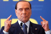 Berlusconi, en el mitin de su reaparición, en Fiuggi (centro de Italia). el pasado septiembre.-REUTERS / REMO CASILLI
