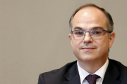 El conseller de Presidencia, Jordi Turull, ha asegurado hoy que la Generalitat organizará el referéndum unilateral del 1-O y ha advertido al Gobierno de que si se colapsa económicamente y financieramente a Cataluña, España de hunde.-EFE