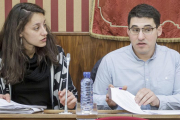 Blanca Guinea y Raúl Salinero abandonaron el proyecto de Imagina Burgos para trabajar públicamente por Podemos.-SANTI OTERO