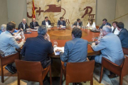 Reunión del Consell Executiu de este martes.-FERRAN SENDRA
