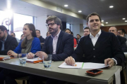 Albert Rivera, en la primera reunión del nuevo Consejo General de Ciudadanos.-Luca Piergiovanni