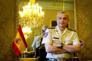 Fulgencio Coll, en el 2010, durante su etapa como general al frente del ejército de Tierra.-JOSÉ LUIS ROCA