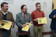 (De izq. a dcha.) Joaquín Alcalde, Ángel Guerra, Roberto Lozano y Paulino Herrero, durante la presentación de Presura 2017.-R. OCHOA