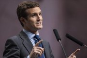 Pablo Casado  durante su intervencion el XXI Congreso Nacional de la Empresa Familiar.-MIGUEL LORENZO