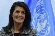 Nikki Haley, en la ONU, este viernes.-STEPHANIE KEITH (REUTERS)