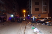 Imagen del accidente de la calle Carrequemada. ECB