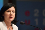 La comisaria de justicia y protección del consumidor, Vera Jourová.-BARBARA GINDL (AFP)
