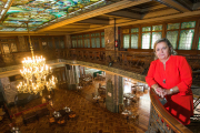 Ana Isabel Domínguez, presidenta del Casino. SANTI OTERO