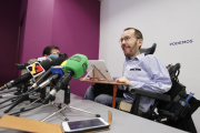 El secretario de Organización de Podemos, Pablo Echenique.-EFE / JAVIER BELVER