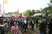 El presidente Herrera volverá a visitar la feria de Lerma que hoy abre sus puertas.-MIGUEL ÁNGEL