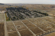 Vista aérea de la ampliación del cementerio.-ISRAEL L. MURILLO