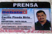 Cecilio Pineda Birto, periodista mexicano asesinado.-