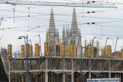 Imagen de viviendas en construcción en Burgos.-ISRAEL L. MURILLO