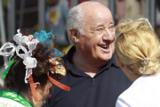 Retrato de Amancio Ortega, fundador de Zara y del Grupo Inditex, en A Coruña.-GTRES