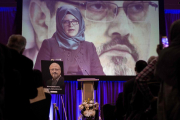 Acto de homenaje a Jamal Kashoggi en Washington-AFP / JIM WATSON